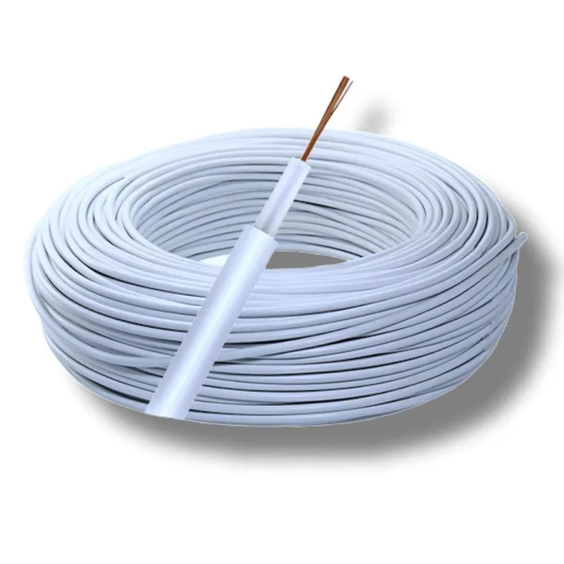 Cabo Alta Tensao 5mm Branco Rolo 100mt 22awg - Condutti 1/5/10
