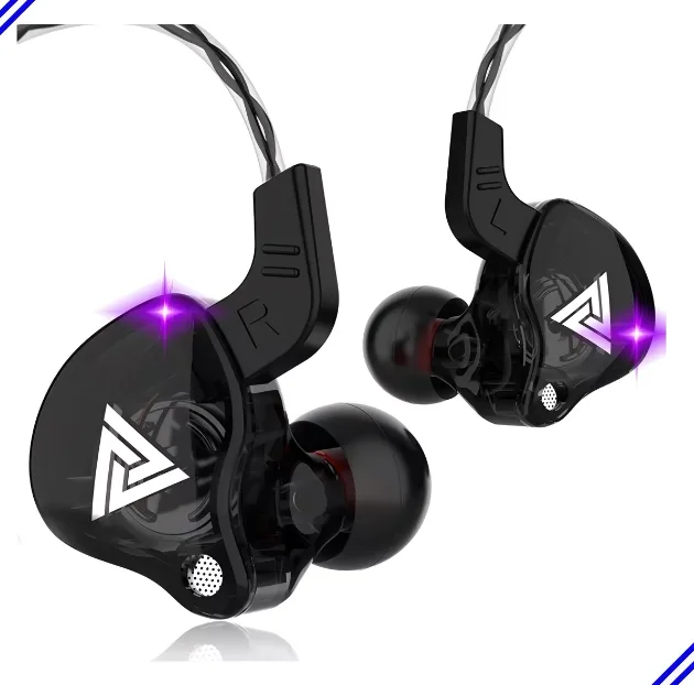 Fone De Ouvido In-ear Gamer Qkz Retorno De Palco Ak6