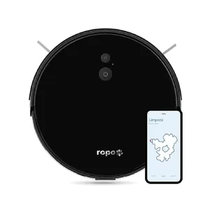 Robo aspirador Ropo Smart Pet Antipelos, Alto Poder de Sucção, Varre, Aspira e Passa Pano - Bivolt
