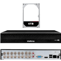 Dvr Intelbras Mhdx 1016 16 Canais Inteligência Artificial+hd 6tb