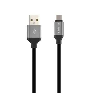 Cabo Usb 3.1 Type C Para Usb-a 3.0 1 Mts Moto G6 Plus G7 One X4 Z2 Z3 - Preto