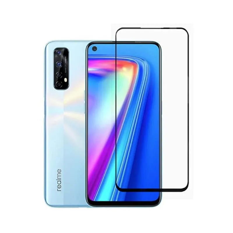 Película De Vidro Temperado 9d Compatível Realme 7 Tela 6.5"