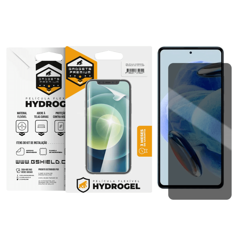 Película Para Redmi Note 12 Pro 5g, Privacidade Hydrogel