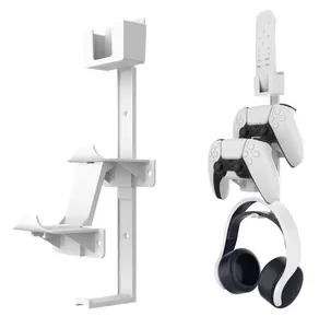 Suporte De Parede Universal Para Controle E Fone De Ouvido Playstation 5 Ps4 Ps3 XBOX Series One Switch Branco
