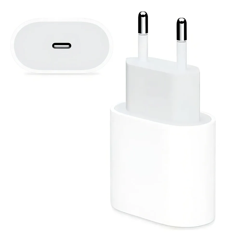 Tomada Turbo Compatível Com Iphone Tipo C 30w Cor Branco