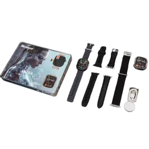 Smartwatch Ultra 3 Ai 5g 2/16gb AmoLED Com Chip Android Came - Cinza Claro