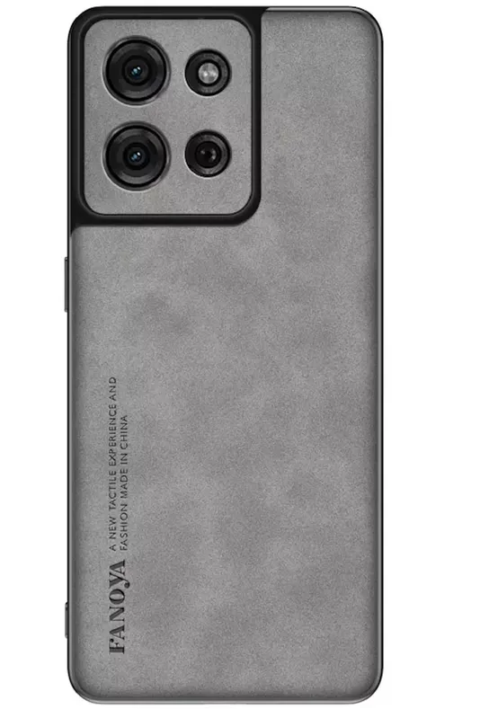 Capinha Luxo Couro Camurça Luxury Para Motorola Moto G75 Xt2437-1