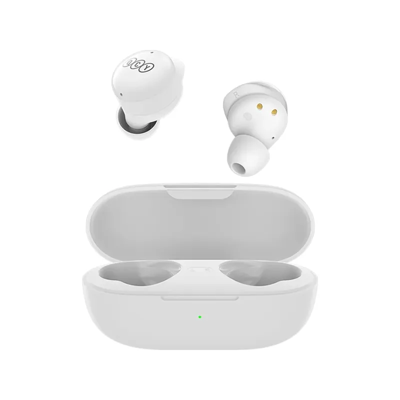 Fone De Ouvido Sem Fio Qcy T17 Bh21q17a Com Bluetooth E Microfone - Branco