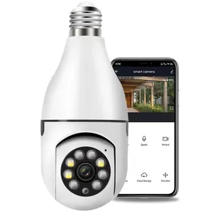 Câmera Lâmpada Generic Ip 360, Wifi, Full HD, 1080p, Visão Noturna, Branco