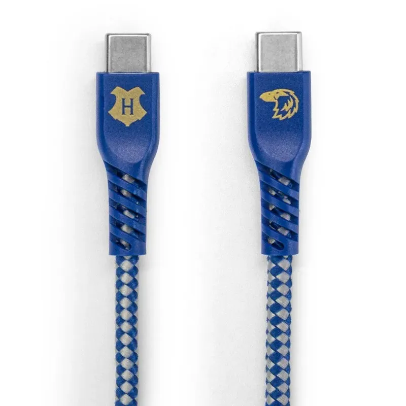 Cabo Usb-c Para Usb-c Azul | Corvinal Harry Potter - Iwill