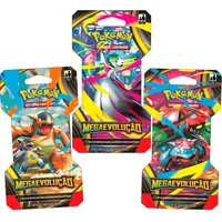 Booster Pokémon Unitário Megaevolução 1 Booster Com 6 Cartas