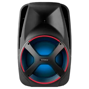 Caixa Amplificada Mondial Cm-550, Entradas USB/sd/aux E Para Microfone, Rádio Fm, Bluetooth, 550w Rms