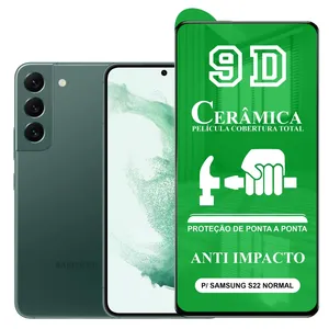 Película Ctech 9D Cerâmica, P/ Samsung S22, Protetora Anti Impacto, Flexível, Nano Gel
