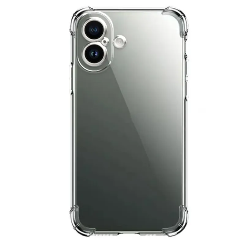 Capa Capinha Compatível Com Iphone 16 Tela De 6.1 Anti Impacto Transparente Cor:transparente