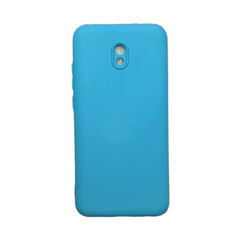 Capa Xiaomi Redmi 8a Silicone Aveludada Colorida Capinha Anti Impacto Redmi 8a:azul Céu