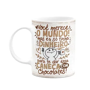 Caneca Páscoa Divertida - Só Tinha Essa Caneca Com Chocolates