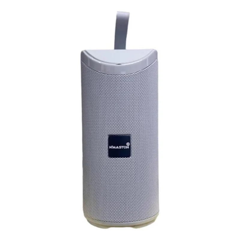 Caixa de Som Portátil H'maston, LED Flashing Light, Cinza - Yx169