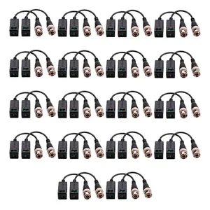 Kit 16 Pares Conversor Balun Passivo Intelbras Vb 501 P Compatível Analógicas Hd, Full Hd, 4mp E 4k