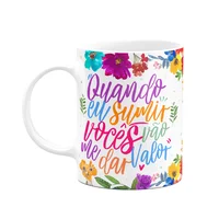 Caneca Floral Mães - Quando Eu Sumir Vocês Vão Me Dá Valor