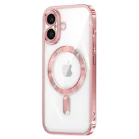 Capa Magsafe com Proteção Lente iPhone 16 - Tela 6.1 Cor: Rosé