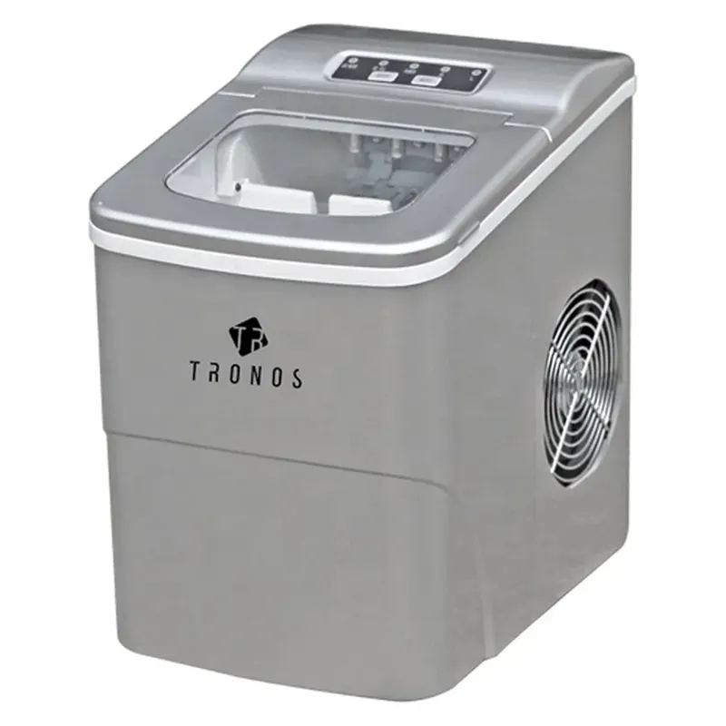 Máquina De Gelo Portátil Tronos B12-b, Cinza, 2 Litros, 12kg, 110v