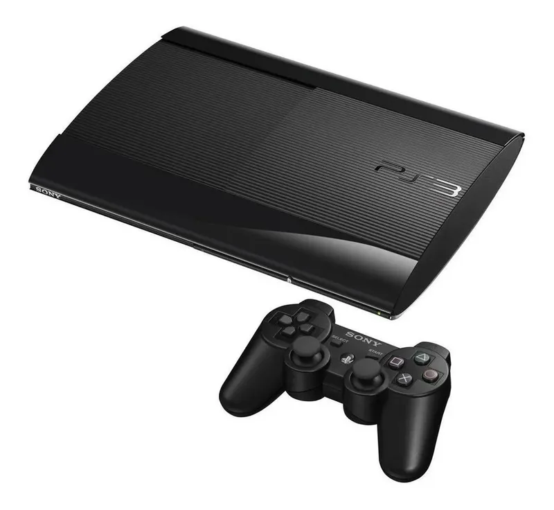Sony Playstation 3 Super Slim 500gb Cor Charcoal Black