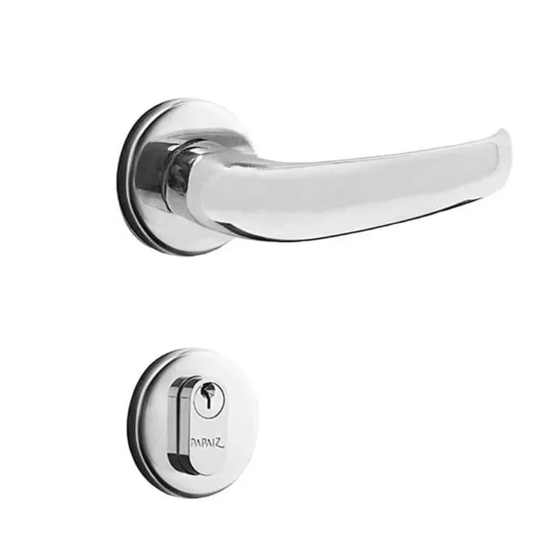 Fechadura Externa 3400 R61 Mz920 Standard 40mm Roseta Cromado Papaiz