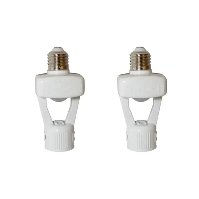 Kit Sensor De Presença | Lâmpada E27 | Lente 360º | 6 Funções | Qa17m 2 Pçs.