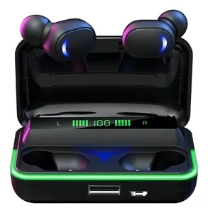 Fone De Ouvido In-ear Gamer Bluetooth A'gold Fn-b20 Preto