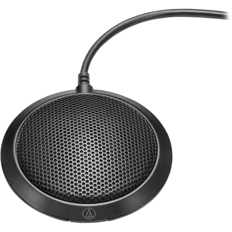 Microfone Condensador Omnidirecional De Baixo Perfil Audio-technica, Preto - Atr4697-usb