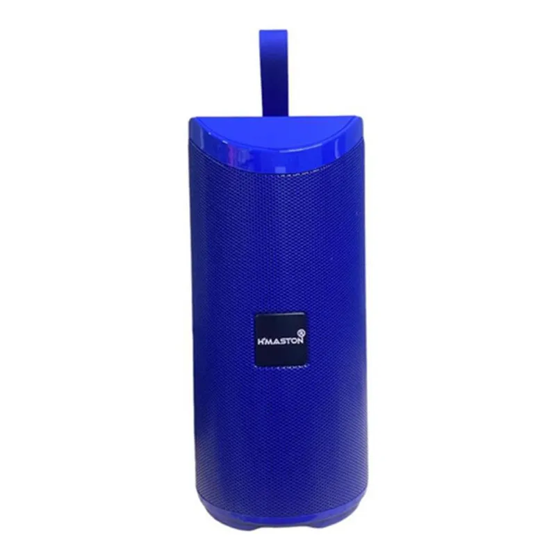 Caixa de Som Portátil H'maston, LED Flashing Light, Azul - Yx169