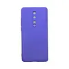 Capa Xiaomi Mi A3 / Cc9e Silicone Aveludada Protege Câmera Colorida Capinha Anti Impacto Mi A3:roxo