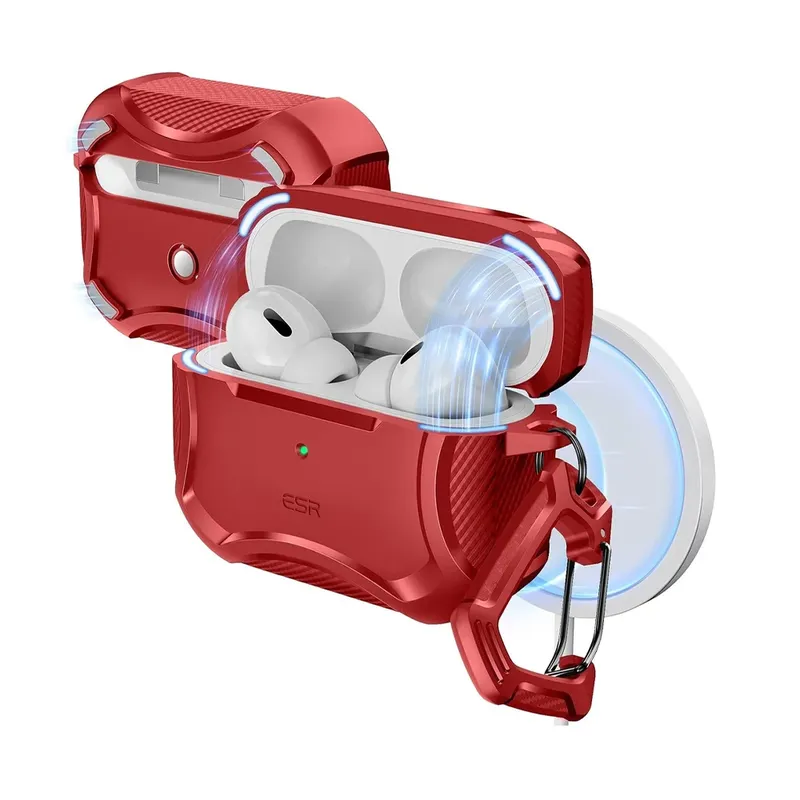 Capa Esr Airpods Pro 2 Anti Queda Magsafe Kit Limpeza