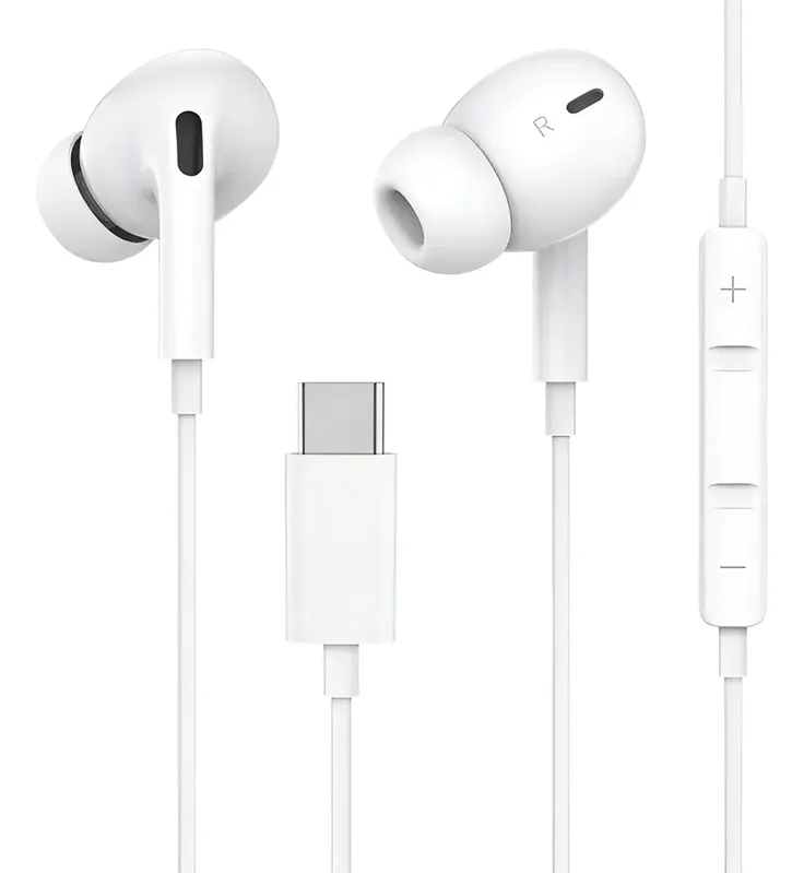 Fone De Ouvido Tipo C Usb-c Com Microfone