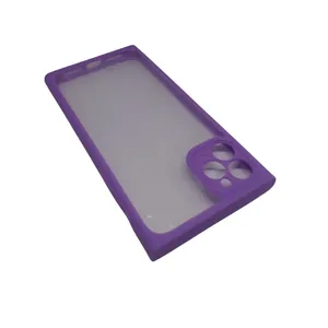 Capa Case Capinha Compatível Iphone 11 Pro Max Emborrachada Cor:roxo
