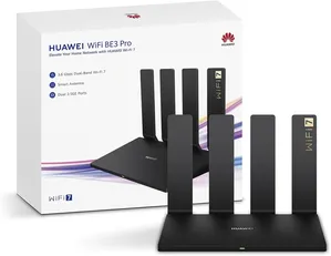 Roteador Huawei Wifi 7 Be3 Pro - Preto ?? Versão Chinesa 3600mbps (mlo E 4k Qam) Fácil Configuração,
