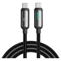 Cabo Para Iphone Usb-c 15, 16 E 17 Pro Max 60w De Carregamento Rápido Type-c Type-c