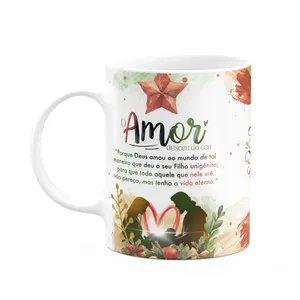 Caneca Natal Abençoado - O Amor Desceu Do Céu
