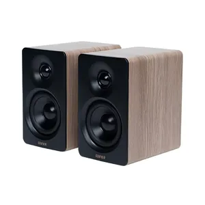 Caixa De Som Bluetooth Edifier M60 Classic Oak - 66w Rms - Bluetooth 5.3 - Codec Ldac - Madeira