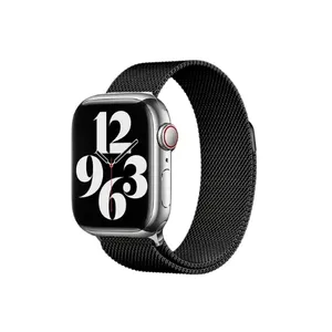 Multiira De Metal Milanese Para Galaxy Watch Cor:preto