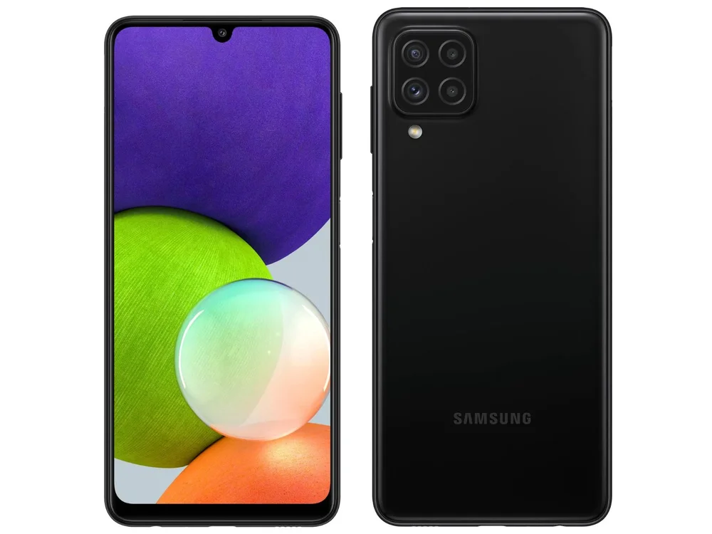 Usado - Smartphone Samsung Galaxy A22 128GB - Violeta Bom