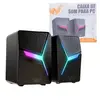Caixa De Som Alto Falante RGB Computador Notebook P2 Usb Bluetooth