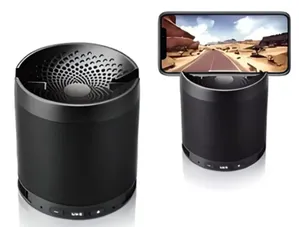 Caixa De Som, Bluetooth, USB, Com Suporte De Celular, Preto