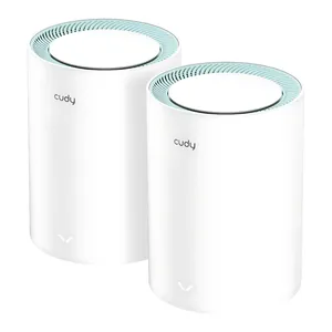 Roteador Cudy Ac1200 M1300 Mesh Gigabit Kit Com 2 Branco M1300(2-pack)_us V2.0