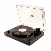Toca-discos Audiotech Aut01 - Belt Drive Com Cápsula Audio-technica AT3600L, Pré-amplificador E 33/45 Rpm - Preto