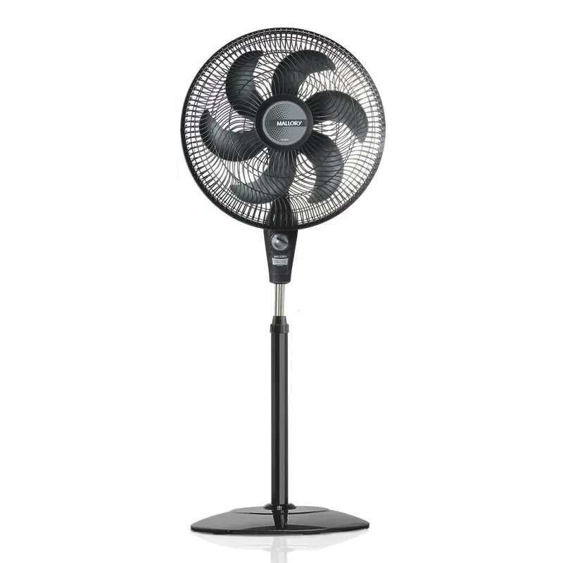 Ventilador De Coluna Mallory Air Timer Ts+ 40cm, 6 Pás, 3 Velocidades, 127V, Preto E Grafite - B9440099