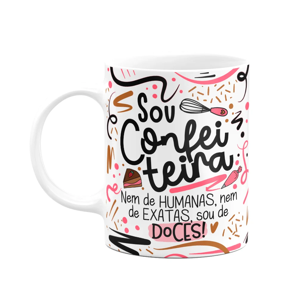 Caneca Profissões Confeiteira
