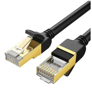 Cabo De Rede Rj45 Ugreen Cat7 F/ftp Macho 2 Metros Preto