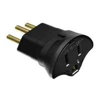Adaptador De Tomada Sms Para Padrão Novo 64120 Preto Blister