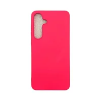 Capa Samsung S24 Ultra Silicone Aveludada Capinha Colorida Capinha Anti Impacto Cor:rosa Shock